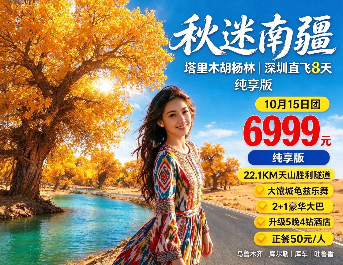 秋迷南疆・塔里木胡杨